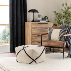 Berber Wool Beanbag Cube