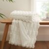 Bianca So Soft Carved Faux Fur Throw 150cm x 200cm