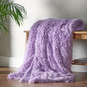 Catherine Lansfield Cuddly Deep Pile Throw