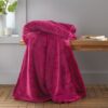 Catherine Lansfield Raschel Velvet Touch Throw 200cm x 240cm