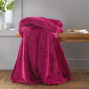 Catherine Lansfield Raschel Velvet Touch Throw 200cm x 240cm