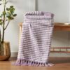Catherine Lansfield Stab Stitch Throw 125cm x 150cm Catherine Lansfield Stab Stitch Throw 125cm x 150cm