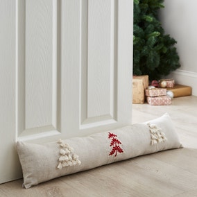 Catherine Lansfield Tufted Christmas Tree Draught Excluder