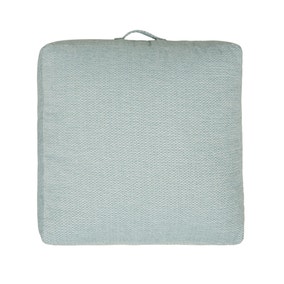 Chenille Duck Egg Slub Floor Cushion