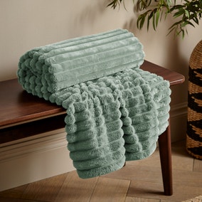 Cosy Ribbed Throw 130cm x 170cm