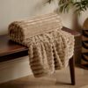 Cosy Ribbed Throw 130cm x 170cm