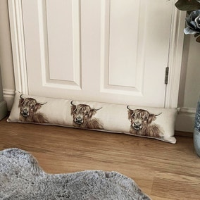 Daro Highland Cow Draught Excluder