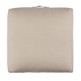 Linen Look Slub Floor Cushion