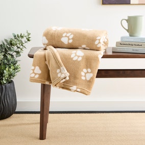 Paw Print Throw 130cm x 170cm
