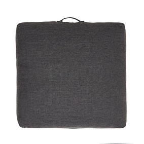 Slub Slate Floor Cushion